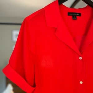 Banana Republic Camp Shirt | Red | Size M